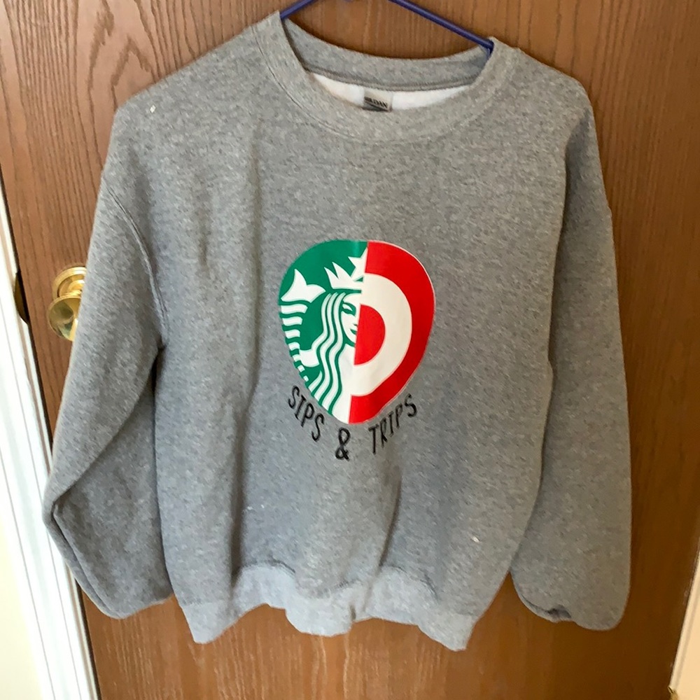 Gray sweatshirt